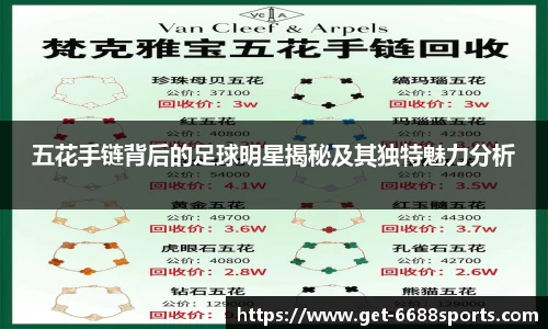 五花手链背后的足球明星揭秘及其独特魅力分析